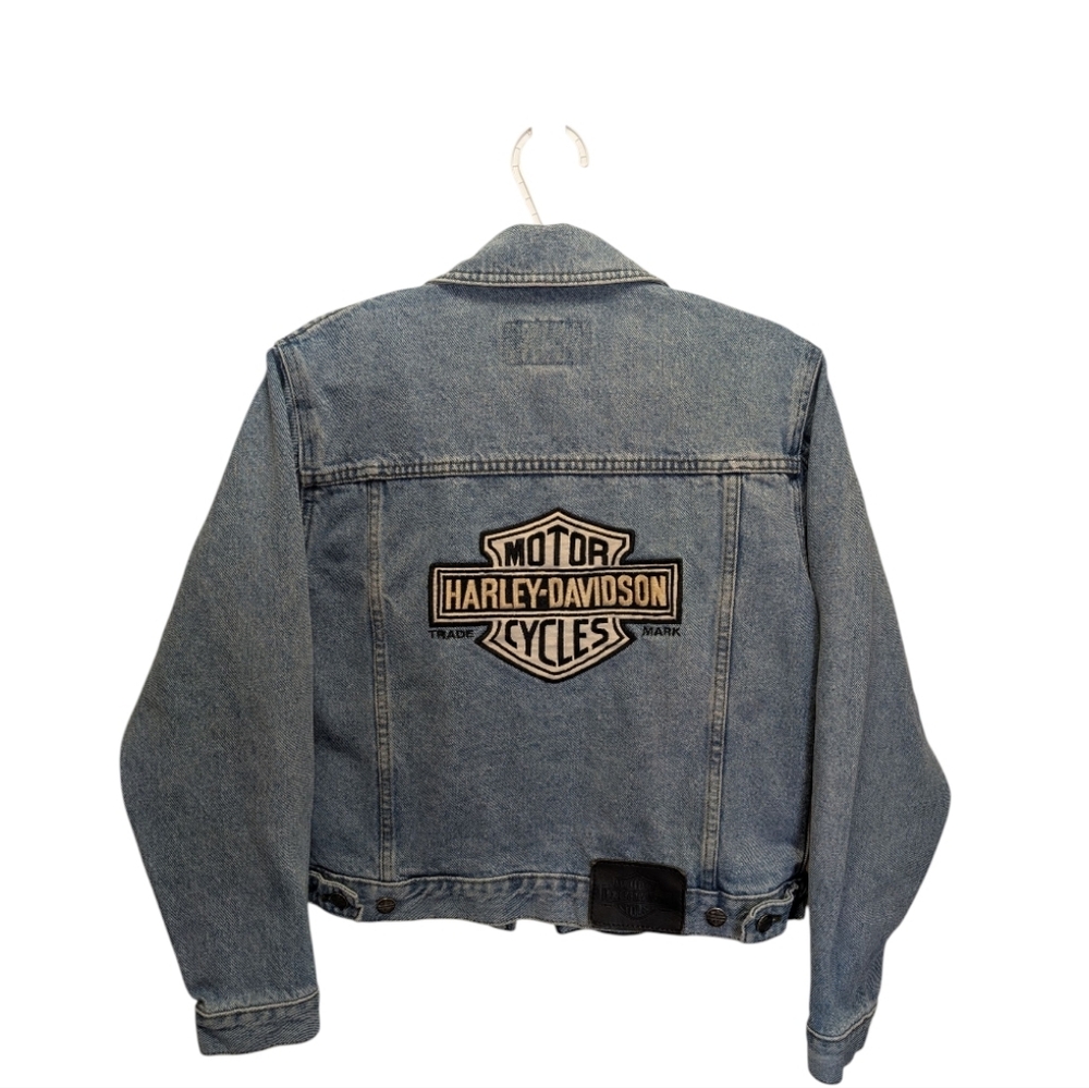Vintage Harley-Davidson Denim Trucker Jacket‎